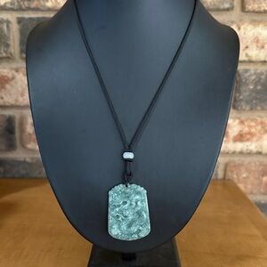 Real Jade Tiger Necklace Chinese Zodiac Year of Tiger Charm